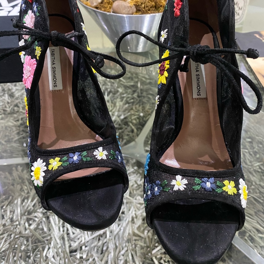 TABITHA SIMMONS Dusty Meadow floral-embroidered - Picture 3 of 14